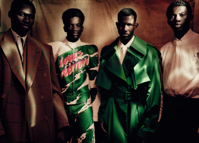 Louis Vuitton Ib Kamara stylist Paolo Roversi photographer